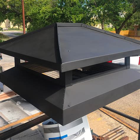 sheet metal riverside|custom chimney caps metal fabrication.